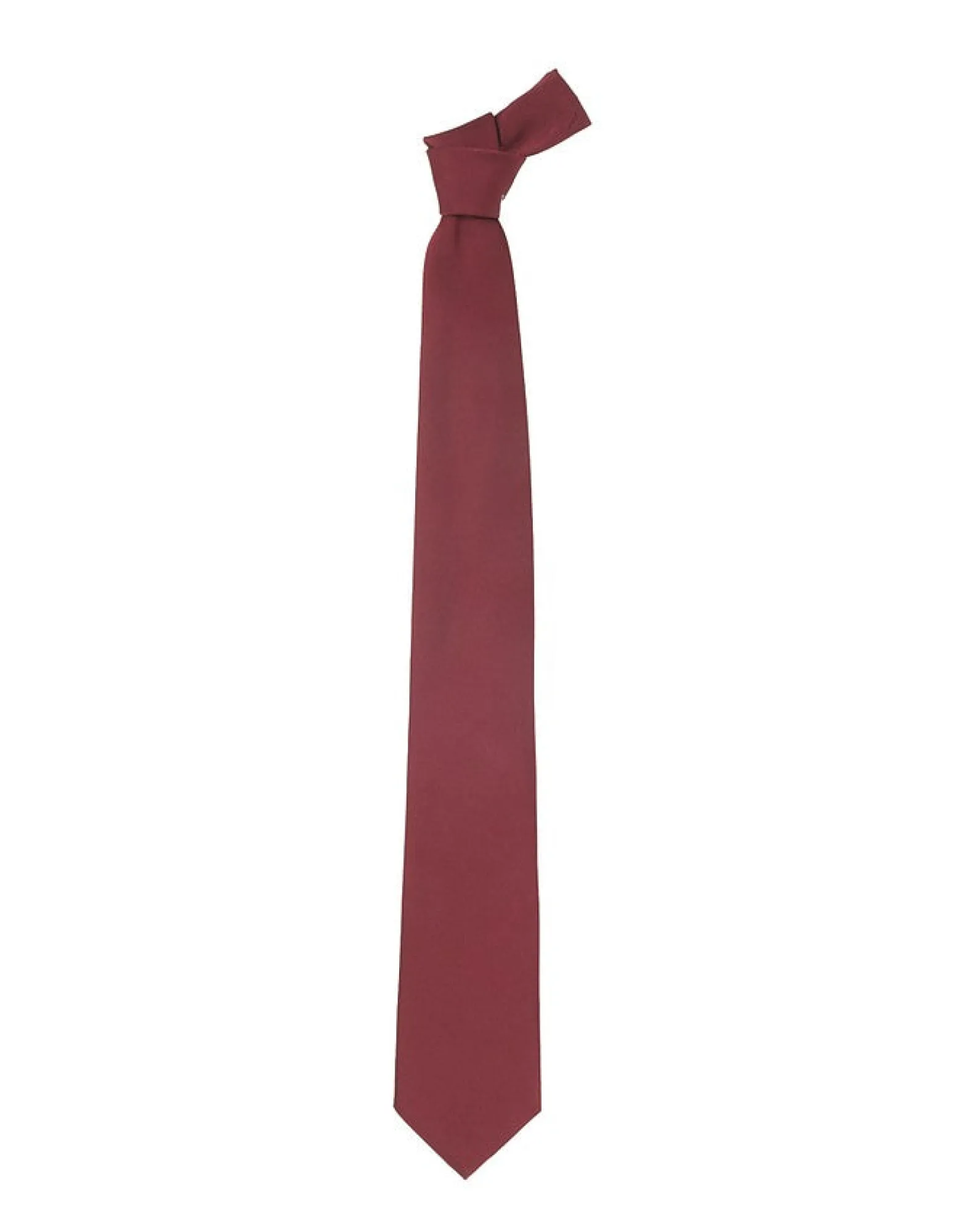 Burgundy Satin Silk Tie<Forzieri Hot