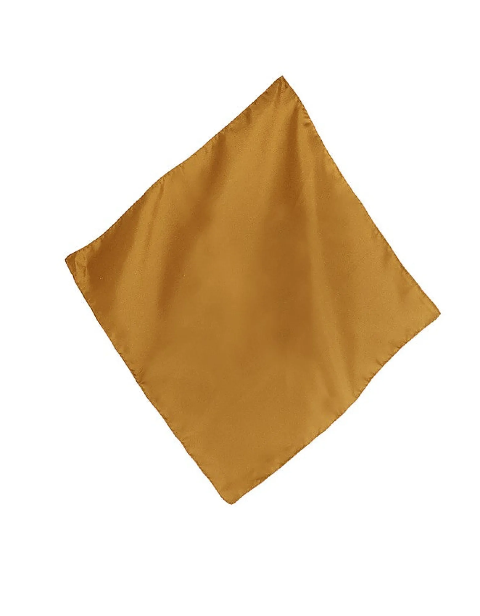 Camel Solid Silk Pocket Square<Forzieri Store