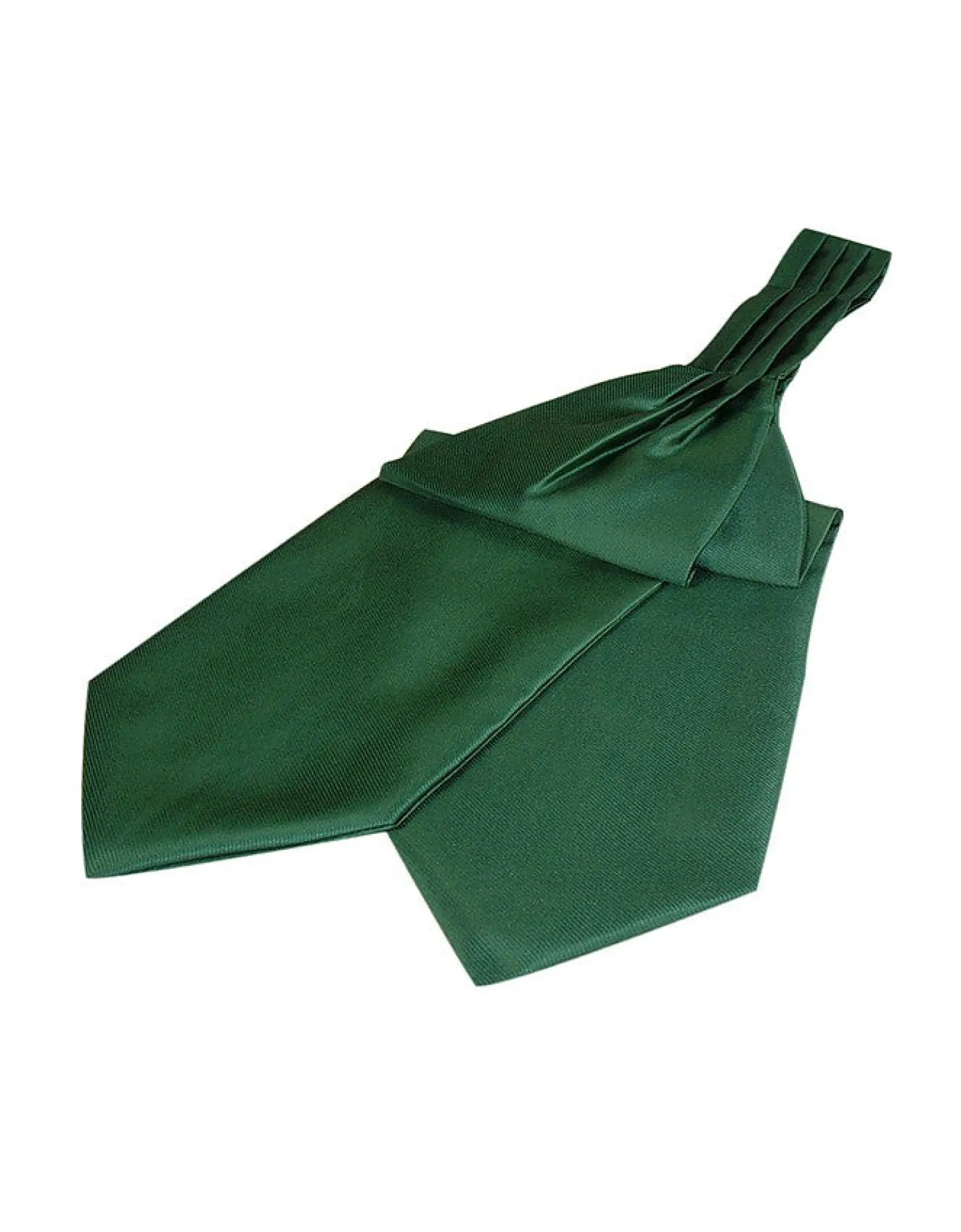 Green Solid Color Pure Silk Ascot<Forzieri Cheap