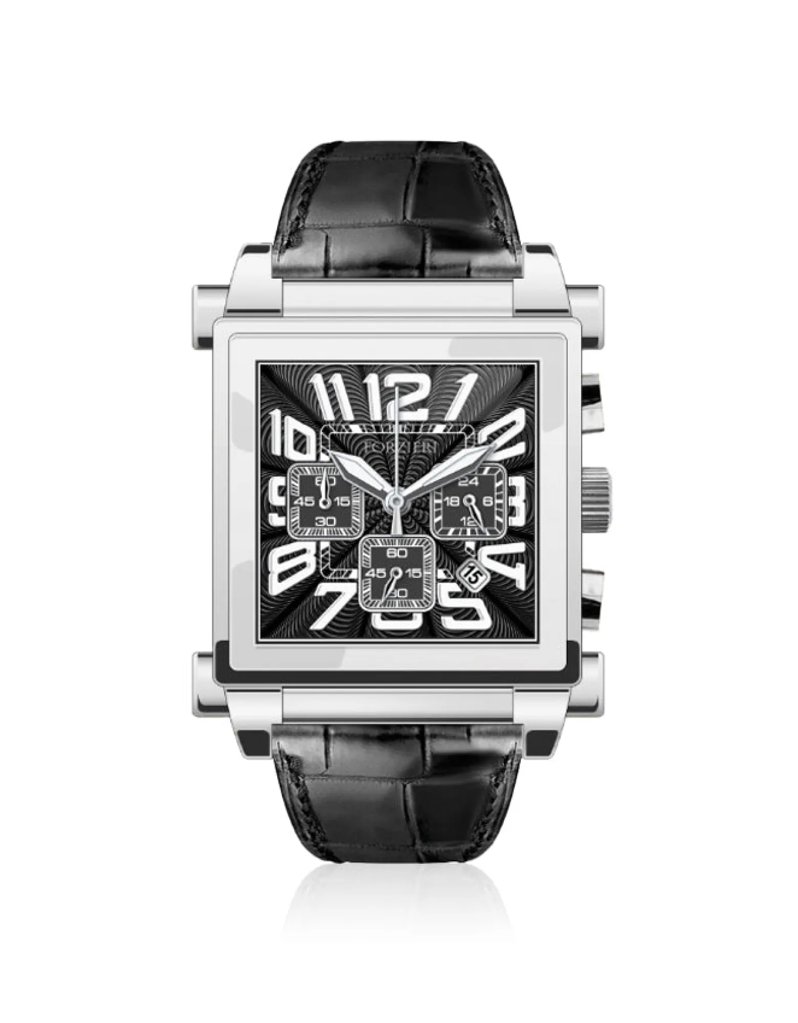 Interlaken - Stainless Steel Men’s Chrono Watch<Forzieri Online