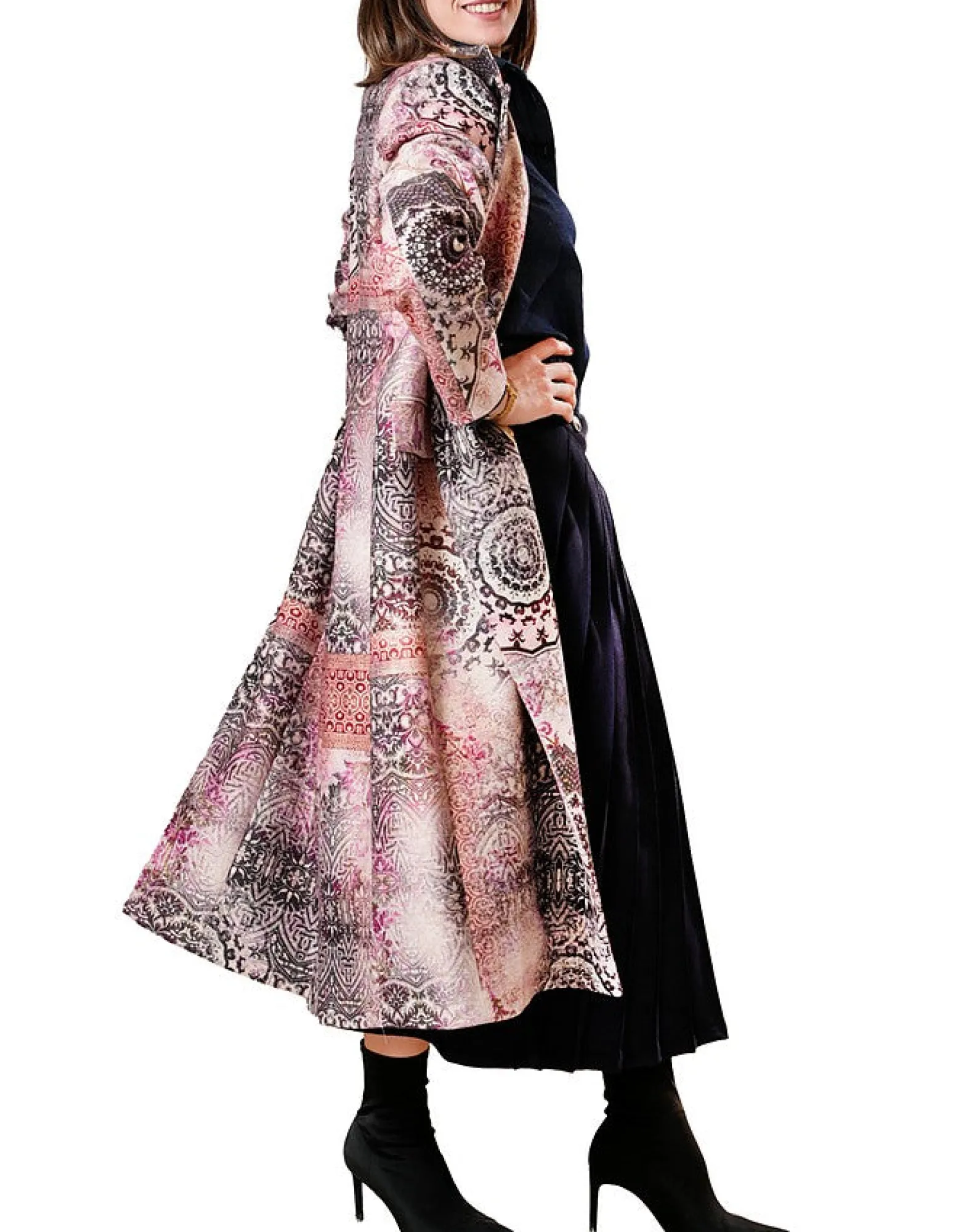 LA FABRIQUE - Marguerite Floral Long Coat<Forzieri Sale