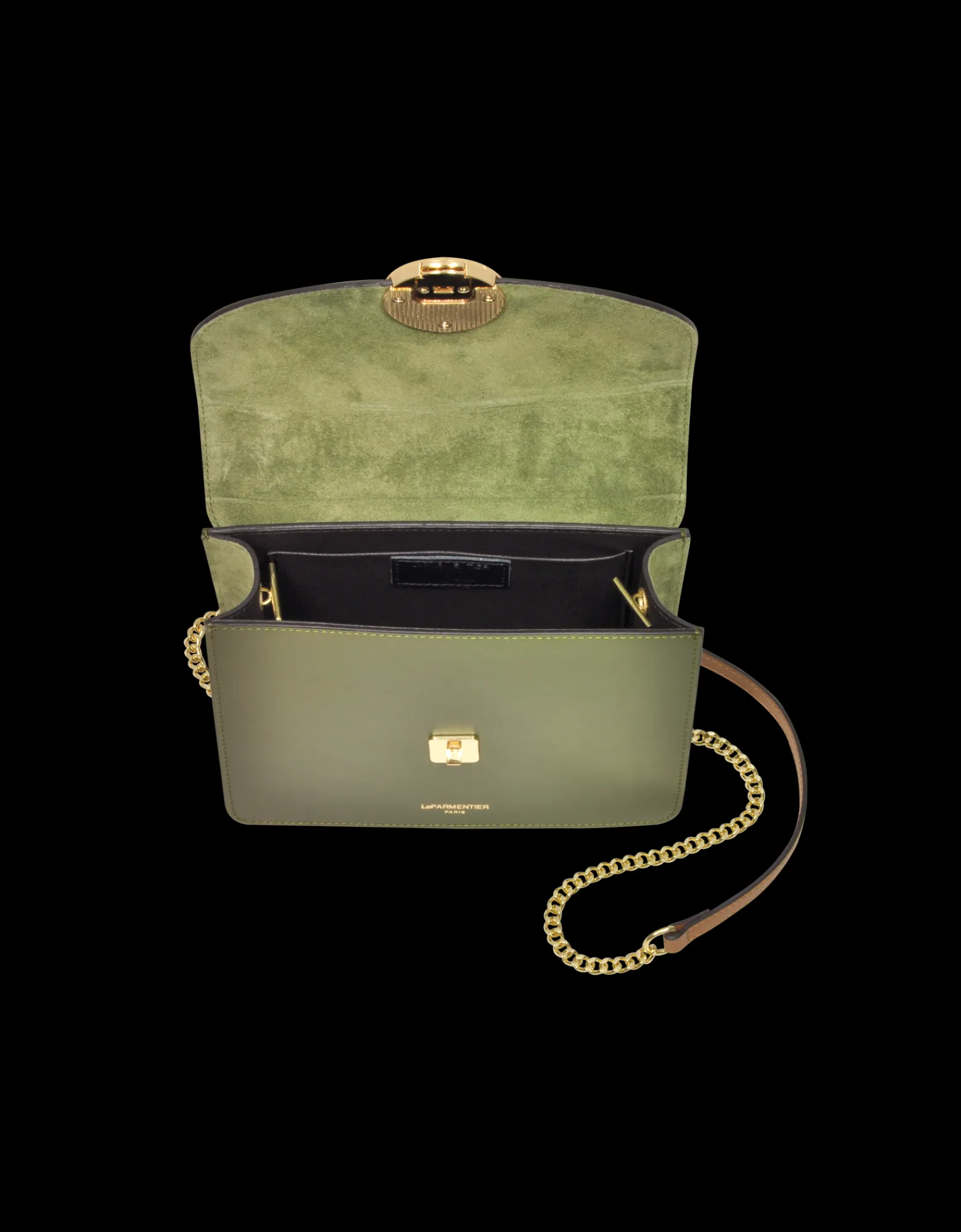 LE PARMENTIER - New Ondina Color Block Flap Top Leather Satchel Bag<Forzieri Store