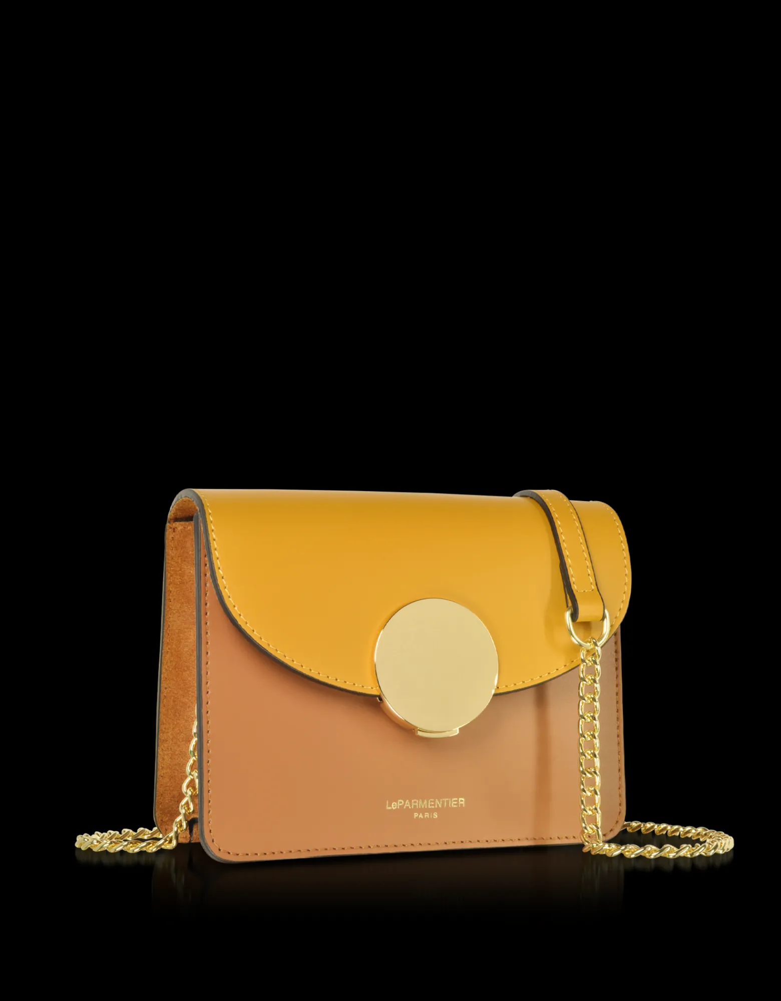 LE PARMENTIER - New Ondina Mini Color Block Shoulder Bag<Forzieri New