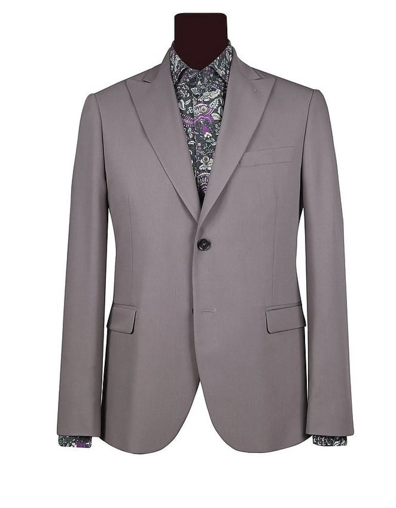 Men's Wide Peak Single Breasted Sand Suit<Forzieri Best Sale