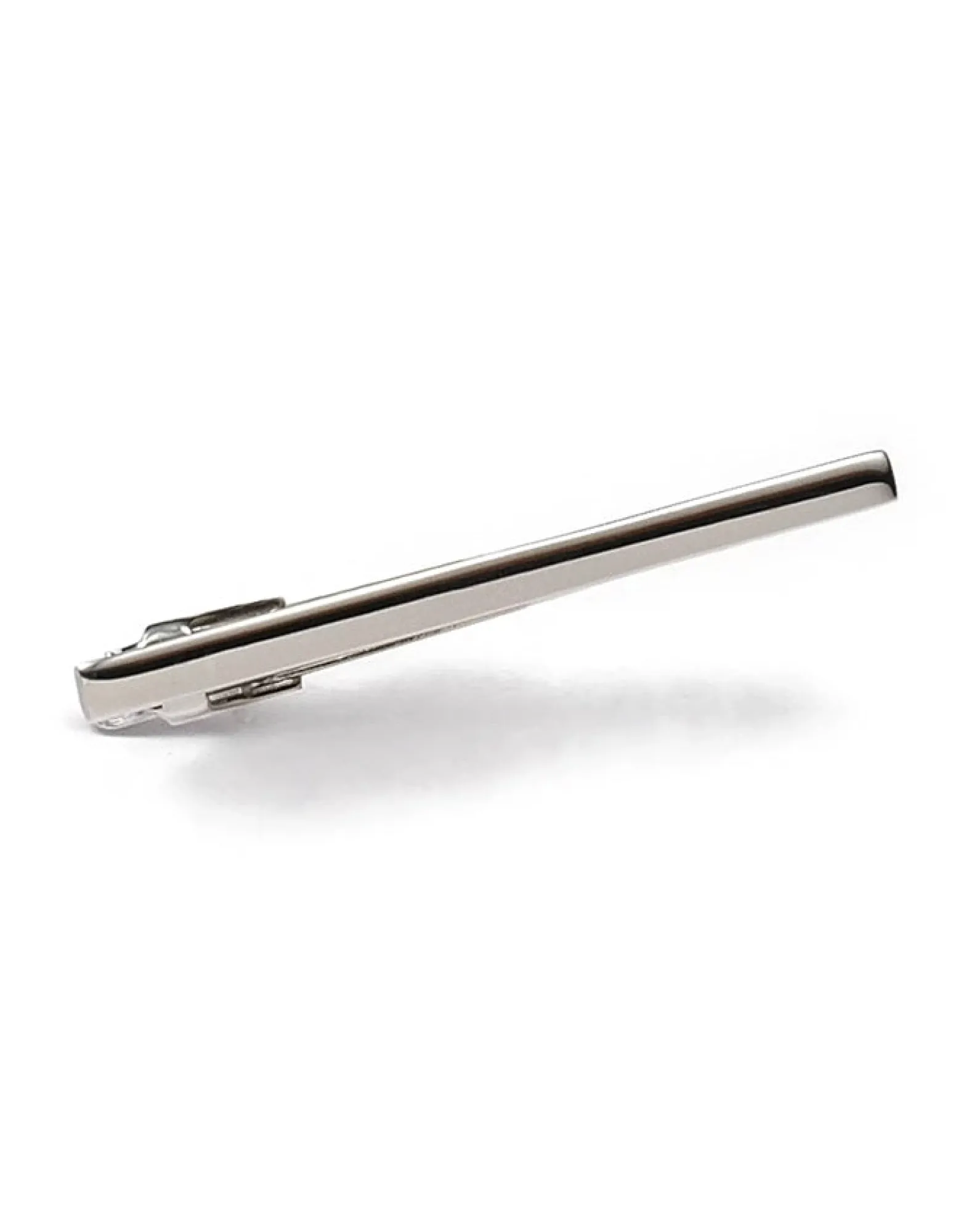 Narrow & Smooth Silvertone Brass Tie Clip<Forzieri Outlet