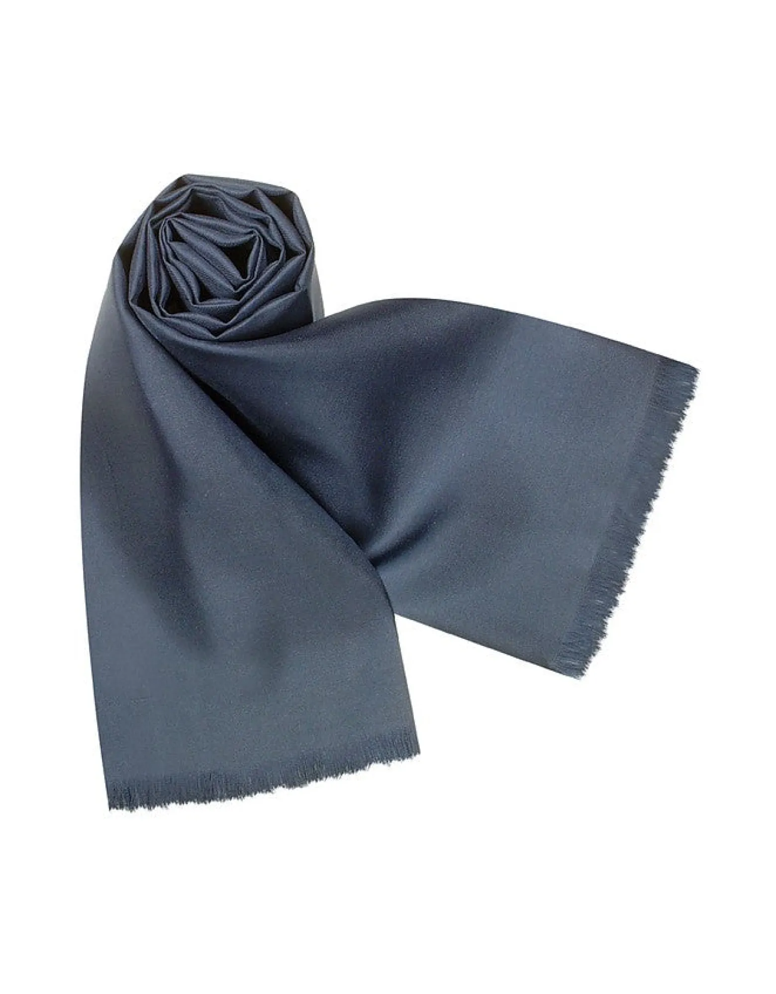 Navy BlueSolid Silk Scarf<Forzieri Flash Sale