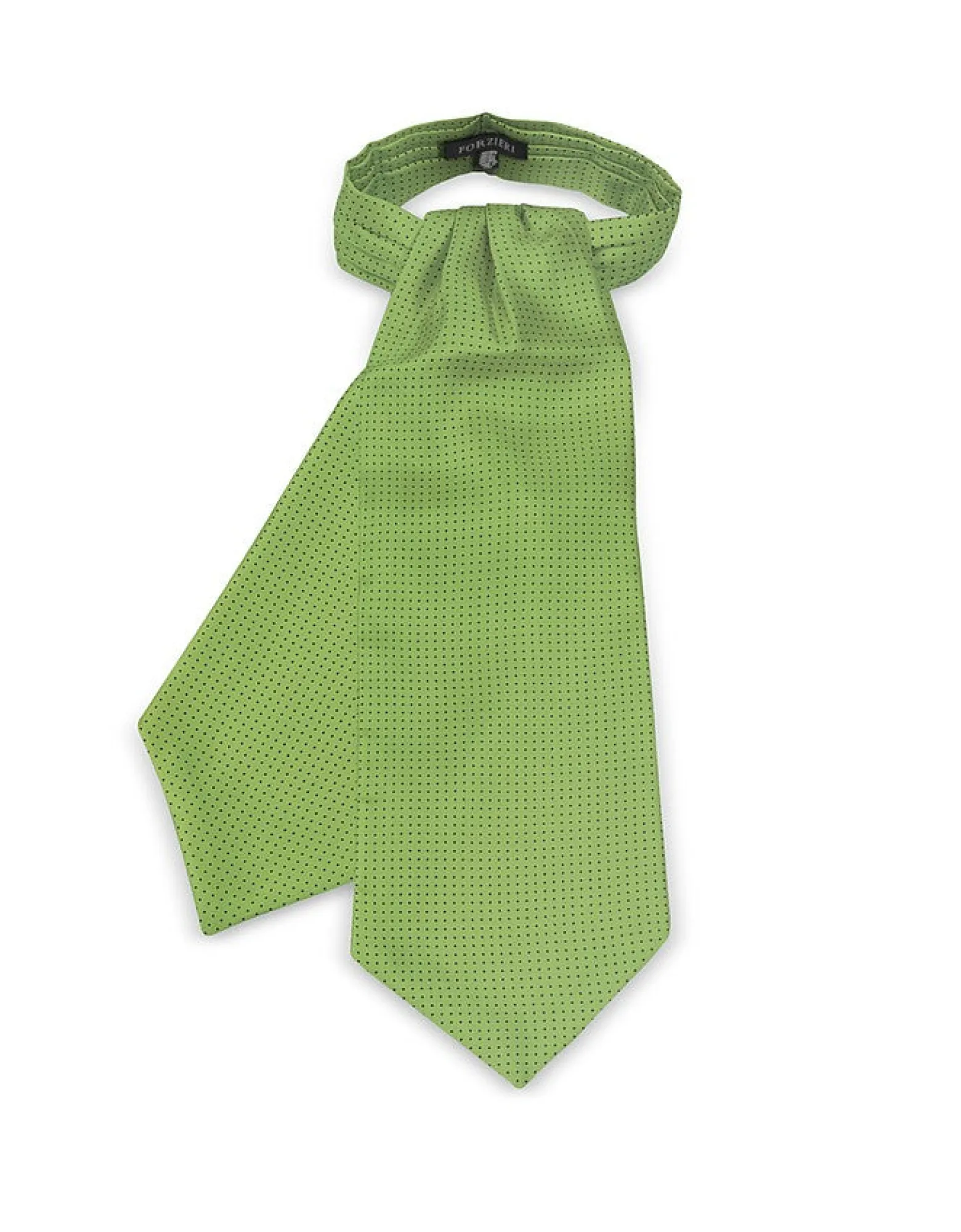 Pistachio Micro Dots Print Silk Tie Ascot<Forzieri Hot