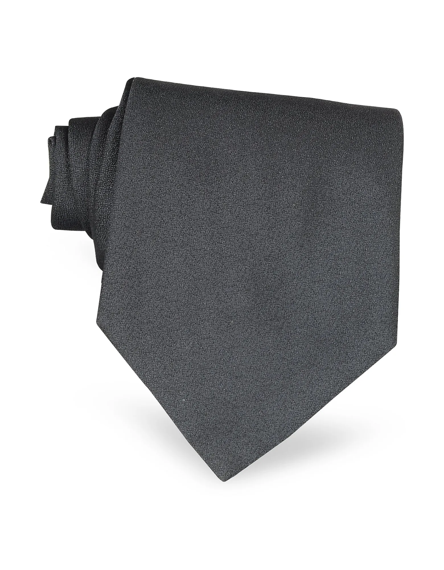 Ponte Vecchio Old Bridge Dark Gray Woven Silk Tie<Forzieri Hot