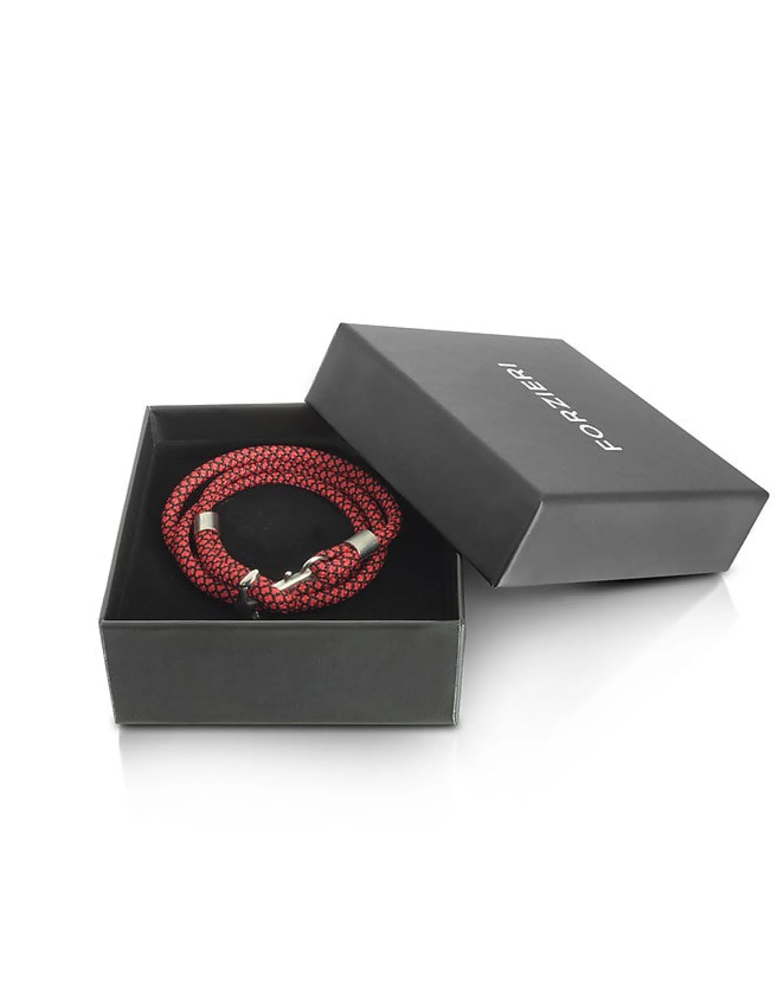 Red Black Rope Triple Bracelet w/Anchor<Forzieri Discount