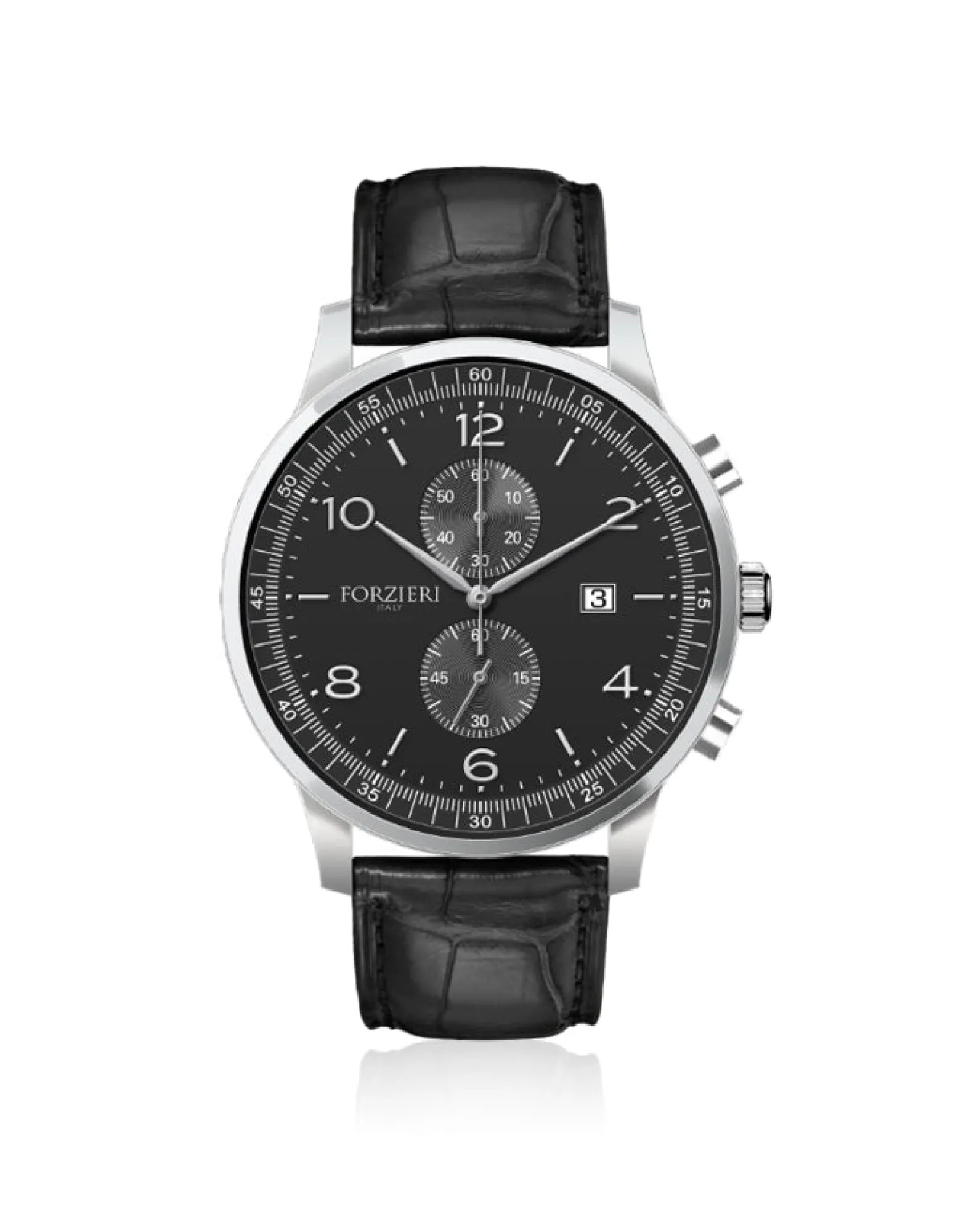 Sankt Moritz - Stainless Steel Men’s Chrono Watch<Forzieri Clearance