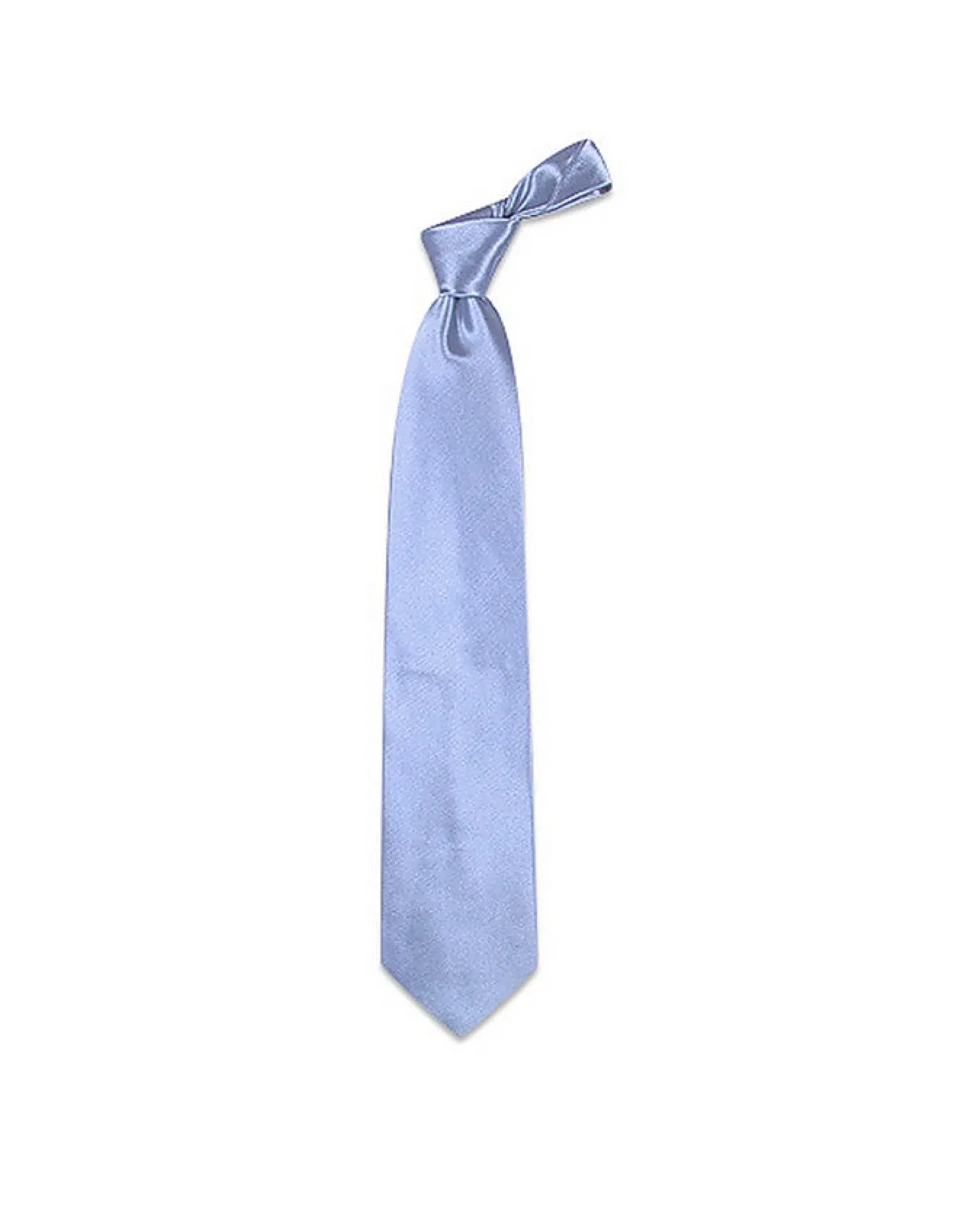 Shimmering Solid Sky Blue Textured Silk Tie<Forzieri Shop