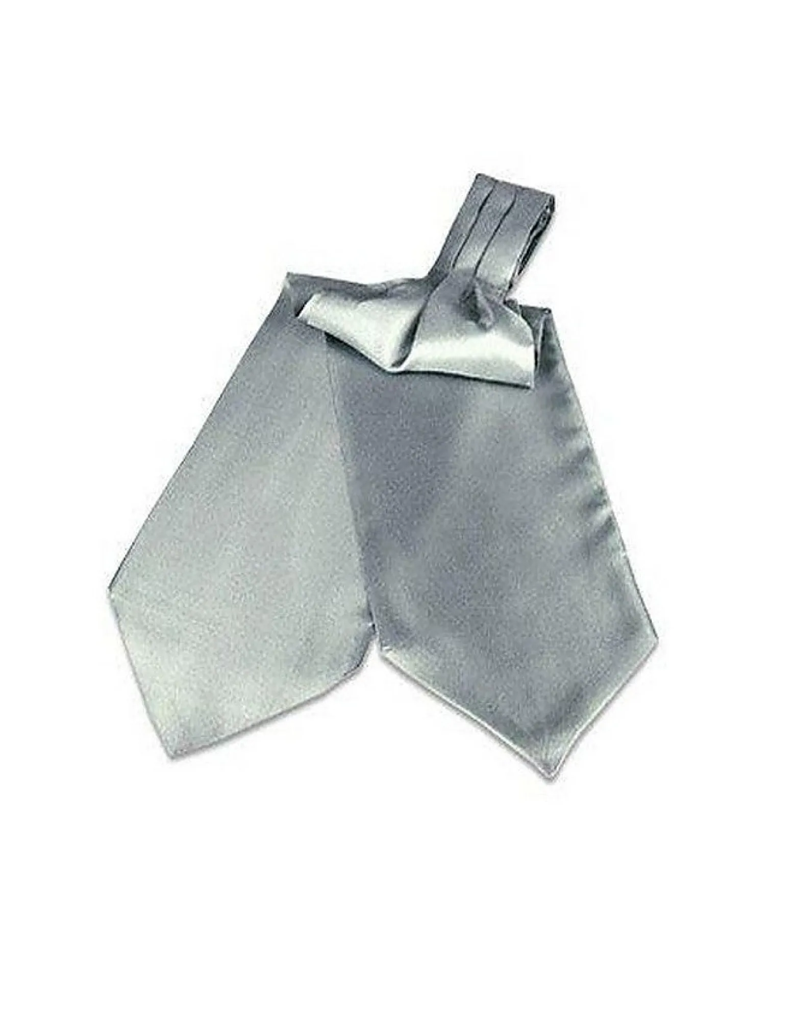 Silver Solid Silk Ascot<Forzieri Discount