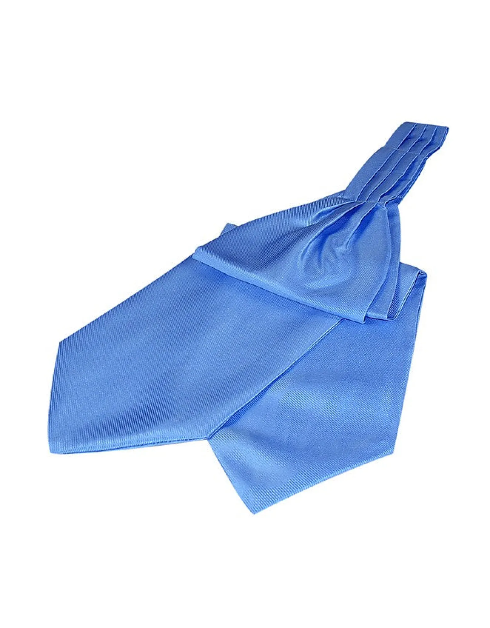 Sky Blue Solid Color Pure Silk Ascot<Forzieri Cheap