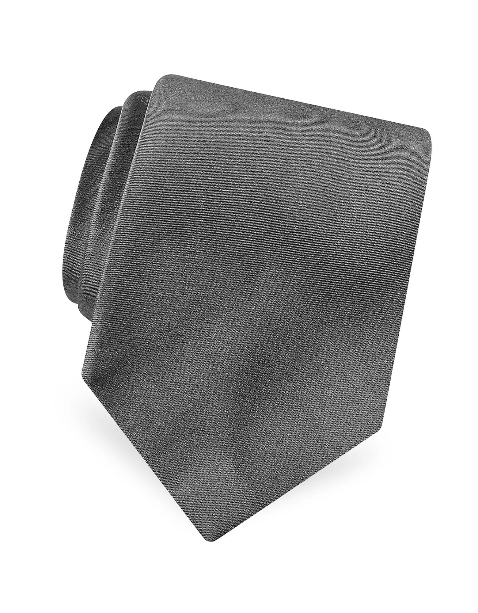 Solid Pure Silk Satin Silk Tie<Forzieri Fashion